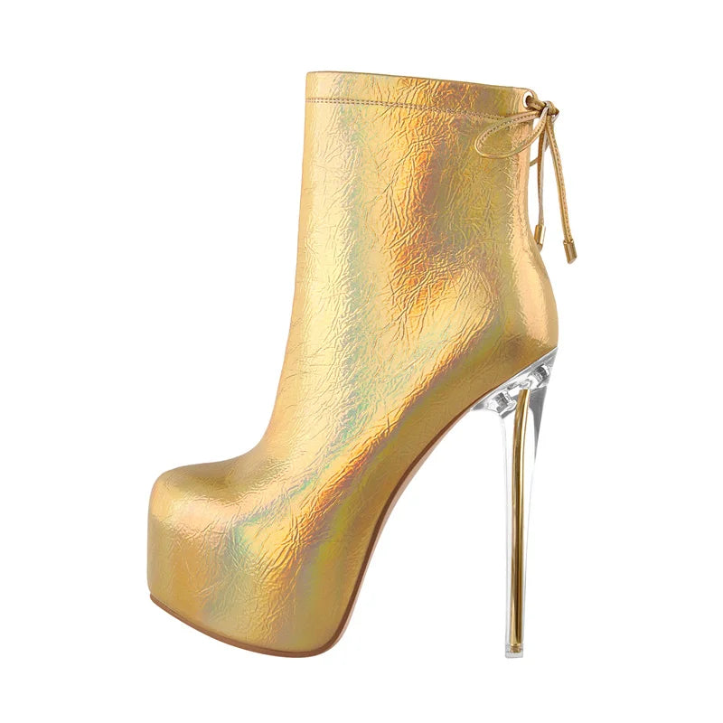 Ankle High Heel Boots