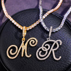 Cursive Intial Name Necklace