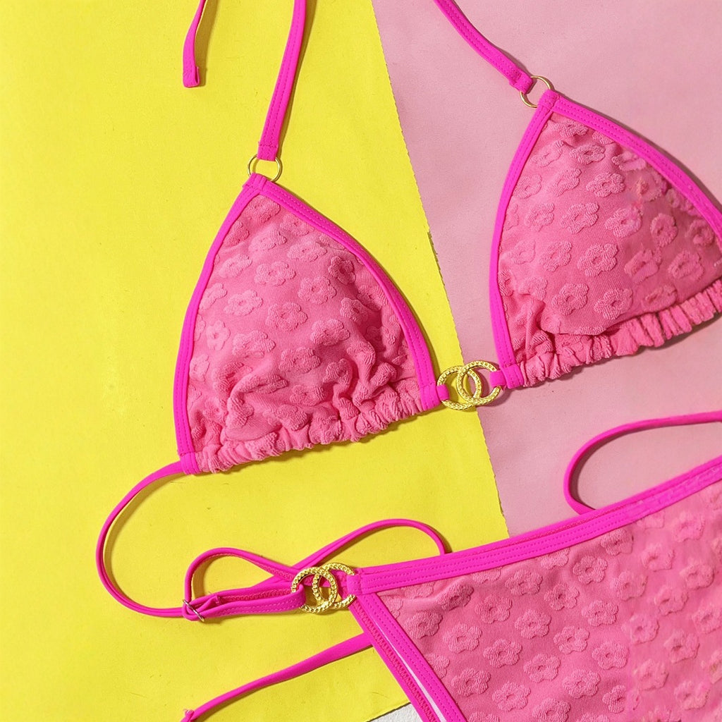 Ins Style Bikini European and American Foreign Trade New Women's Split Swimsuit Sexy Spice Bikini