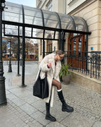 Extended Faux Fur Coat