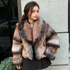 Golden Fox Fur Coat