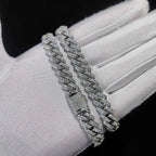Hip Hop Jewelry 10/12/14/15/20mm CZ Cuban Link Necklace For Men Miami Bling Iced Out Prong Cuban Link Chain Party Gift