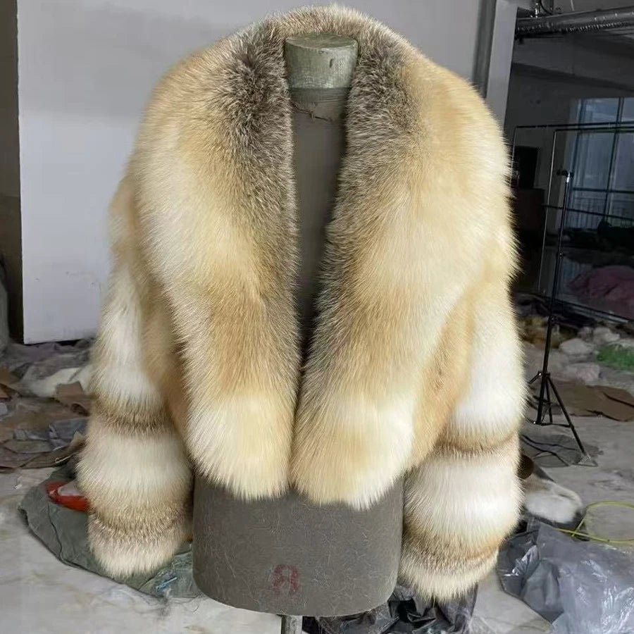 Natural Golden Fox Fur