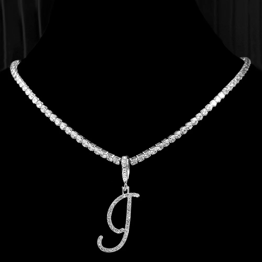Cursive Intial Name Necklace