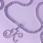 Cursive Intial Name Necklace