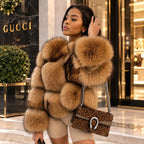 Fox Faux Fur Coat