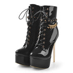 Ankle High Heel Boots