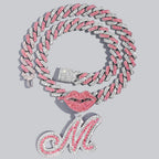 Pink Cuban Chain