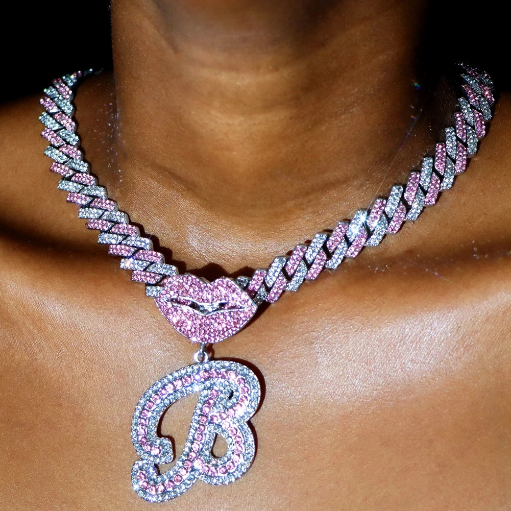 Pink Cuban Chain