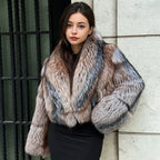 Golden Fox Fur Coat