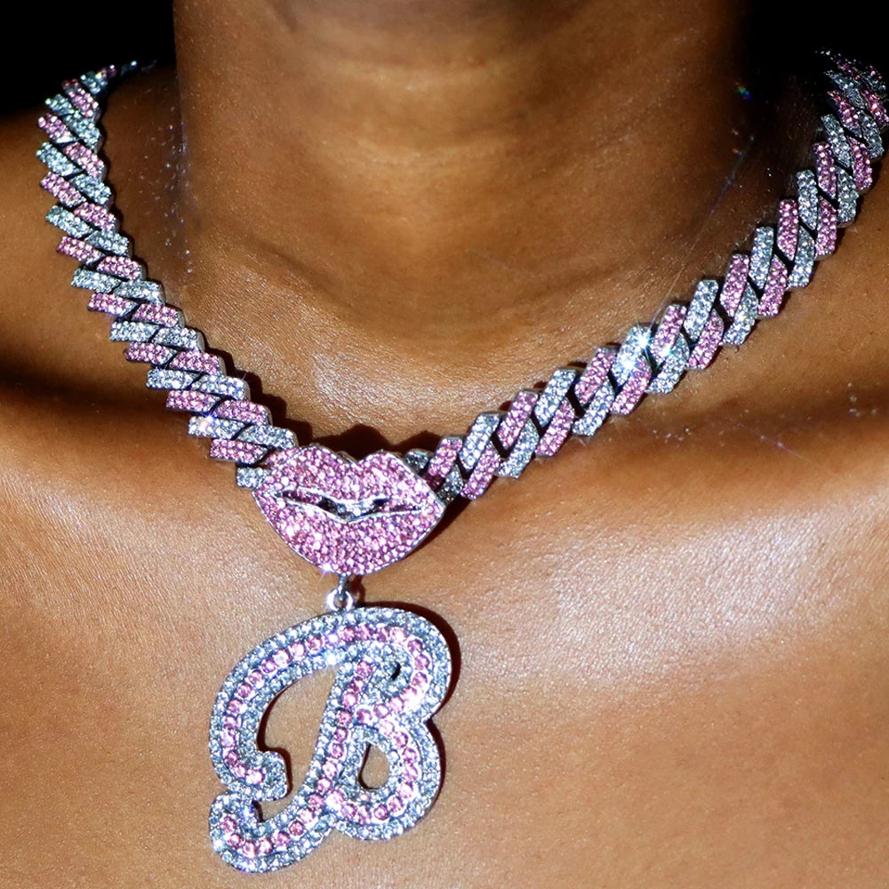 Pink Cuban Chain