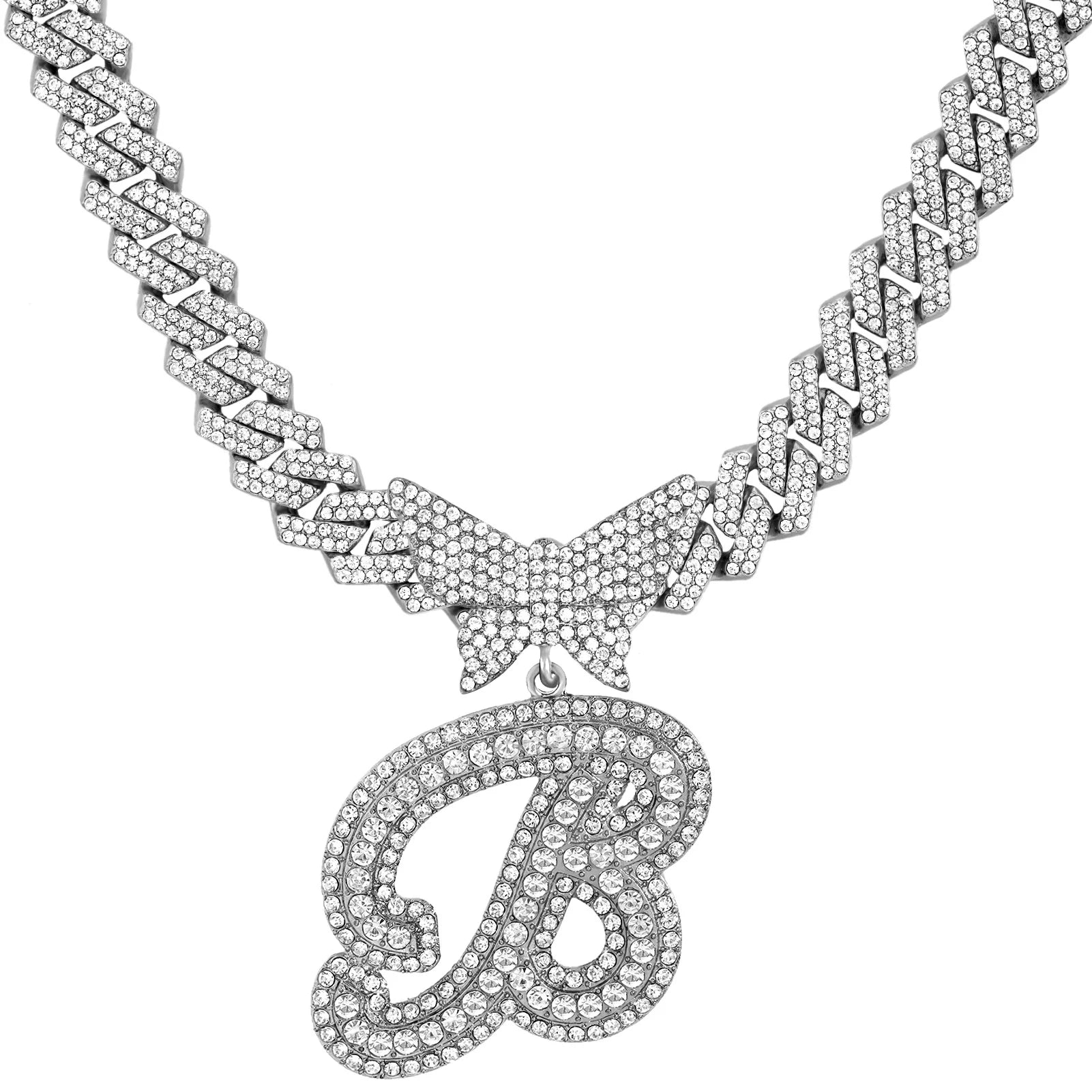 Butterfly Pendant Cuban Chain
