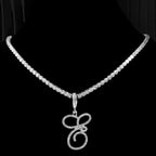 Cursive Intial Name Necklace