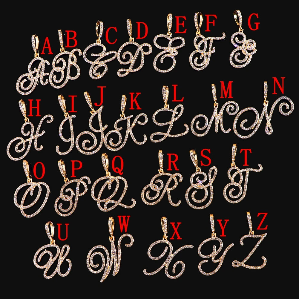 Cursive Intial Name Necklace