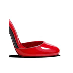 One Line Buckled Hollow Heels