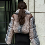 Golden Fox Fur Coat