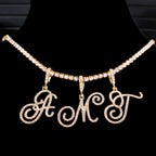 Cursive Intial Name Necklace