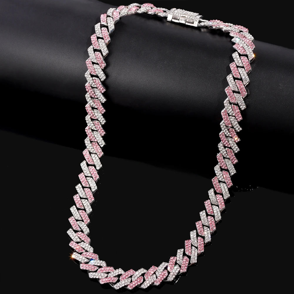 Pink Cuban Chain