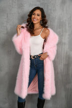 Faux Fox Fur Coat