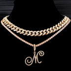 Cursive Intial Name Necklace