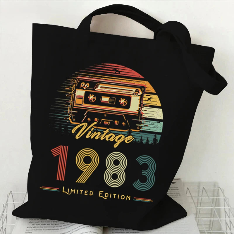1984 Vintage Tote Bags
