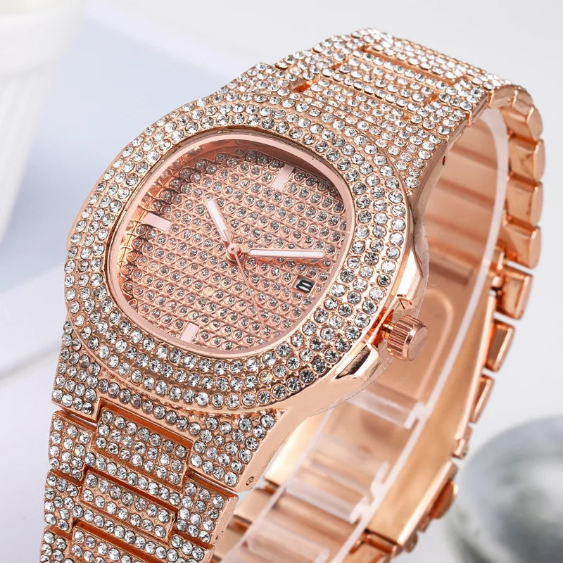 Women Diamond Quartz Luxury Wrist Watches