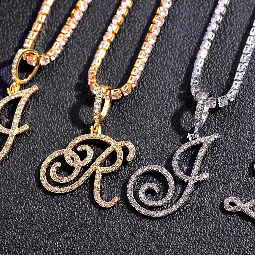 Cursive Intial Name Necklace