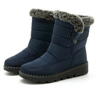 Waterproof Snow Boots With Fur