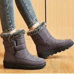 Waterproof Snow Boots With Fur