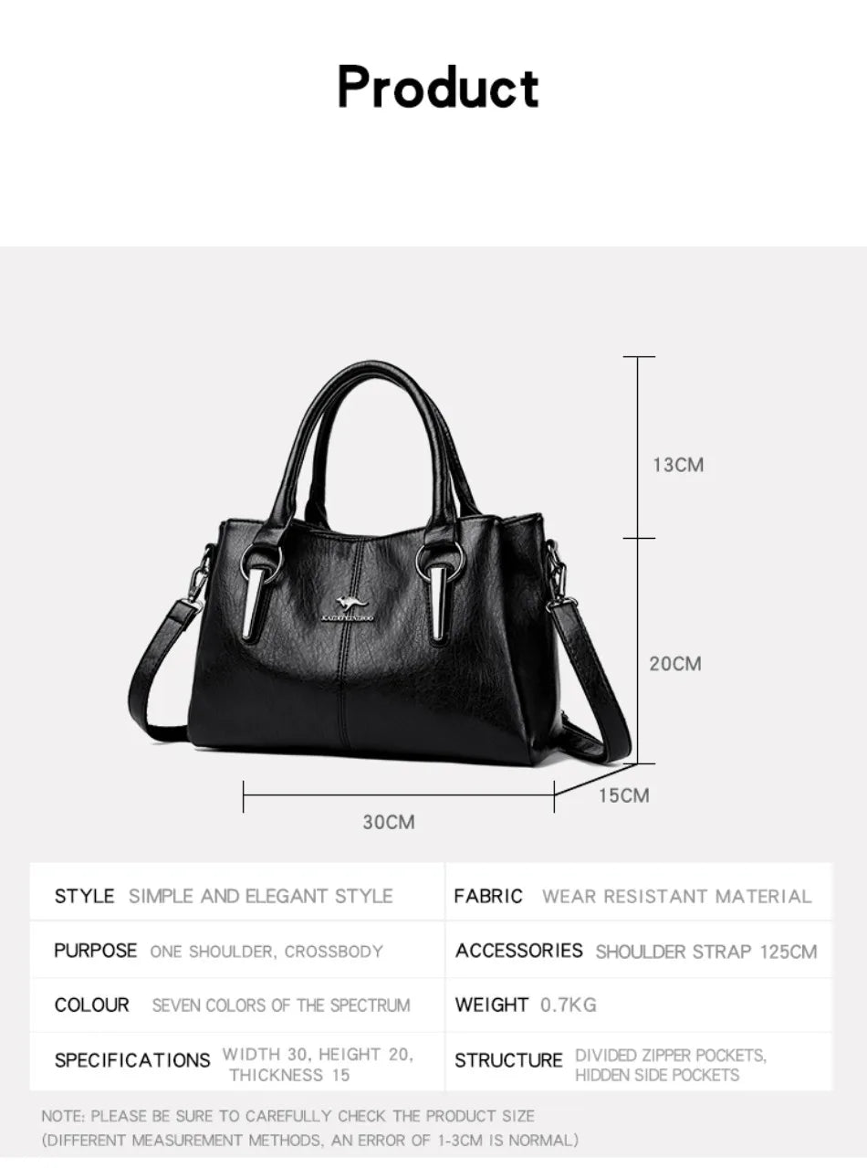 Soft Leather Luxury Handbag