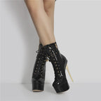 Ankle High Heel Boots
