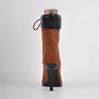 Mid-Calf Stiletto High Heel  Boots