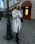 Extended Faux Fur Coat