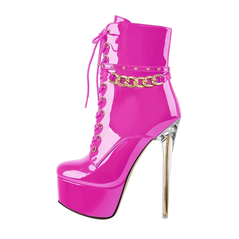 Ankle High Heel Boots