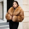 Golden Fox Fur Coat
