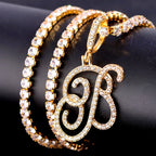 Cursive Intial Name Necklace