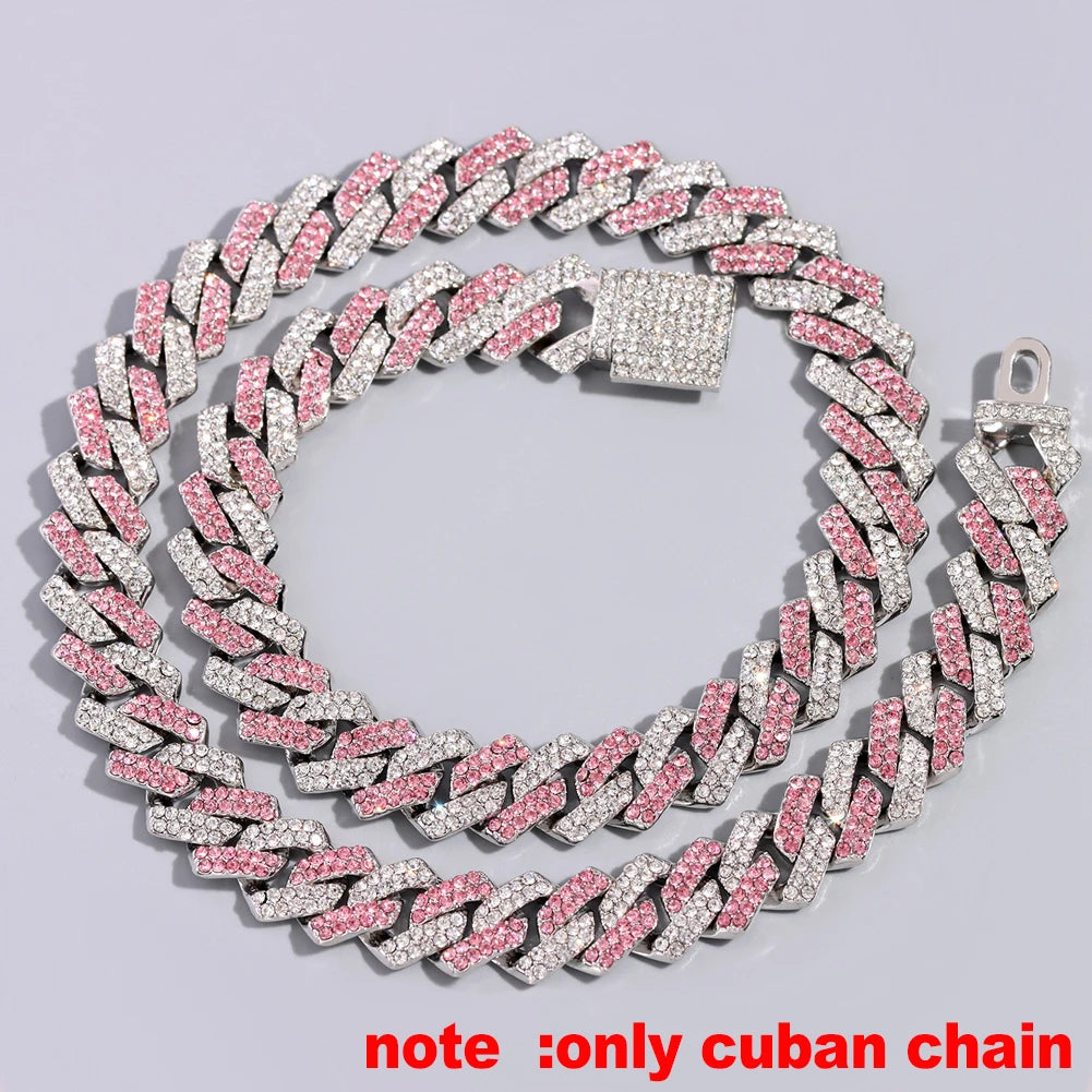 Pink Cuban Chain