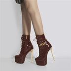 Ankle High Heel Boots