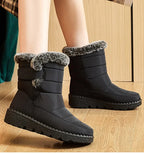 Waterproof Snow Boots With Fur
