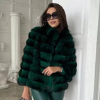 Rex Chinchilla Fur Coat