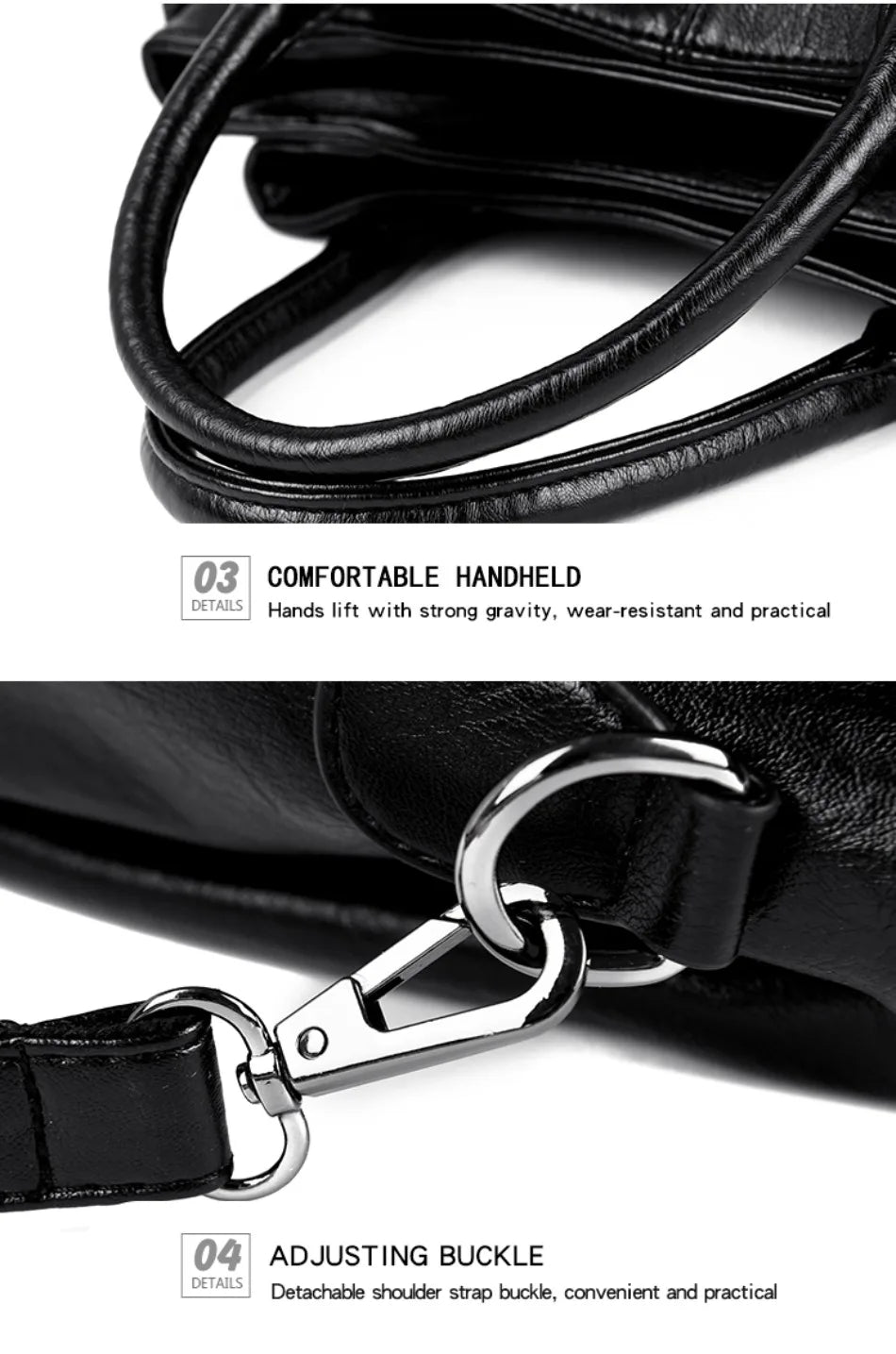 Soft Leather Luxury Handbag