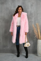 Faux Fox Fur Coat