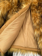 Fox Faux Fur Coat