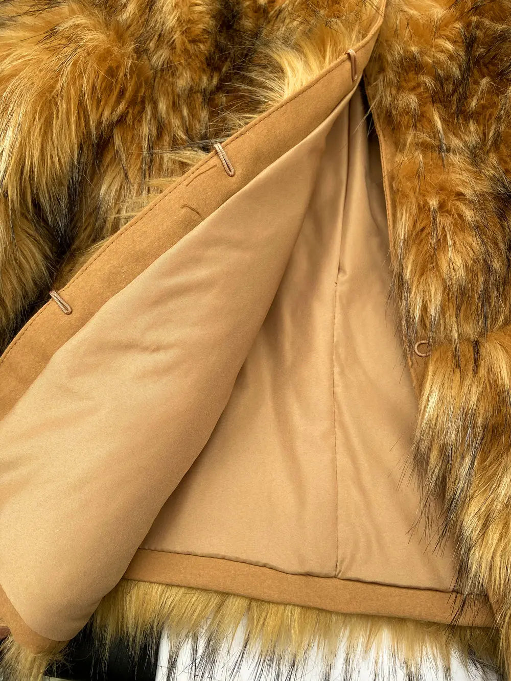 Fox Faux Fur Coat
