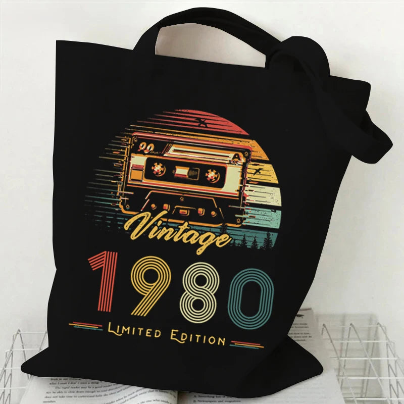 1984 Vintage Tote Bags