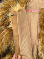 Fox Faux Fur Coat