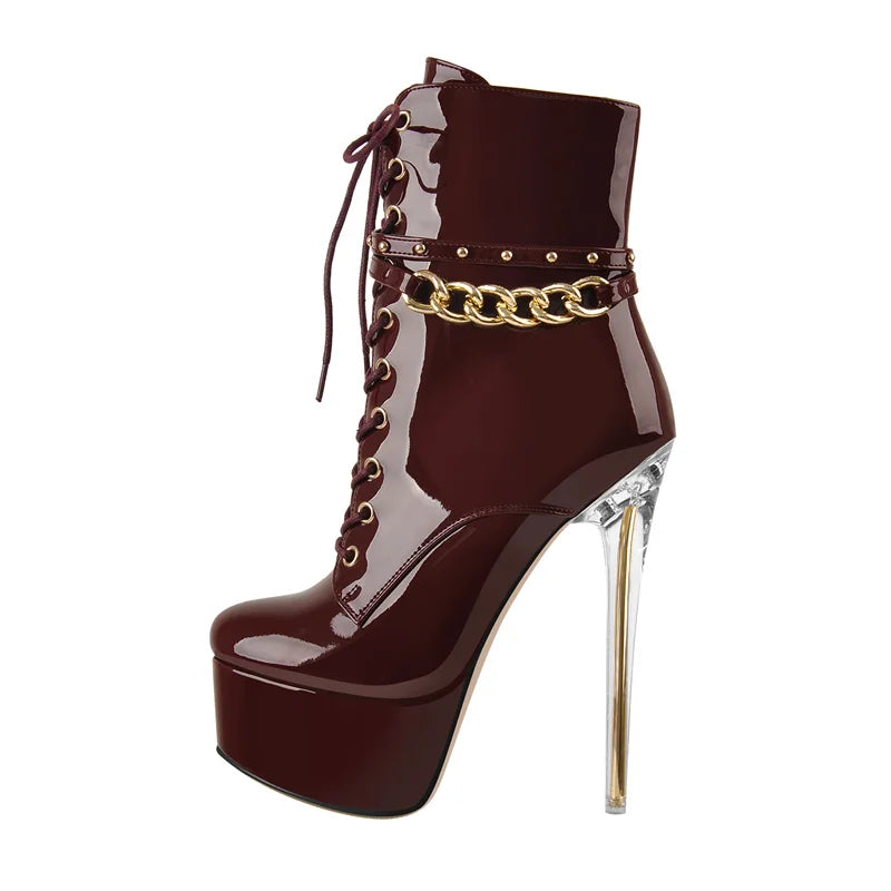 Ankle High Heel Boots