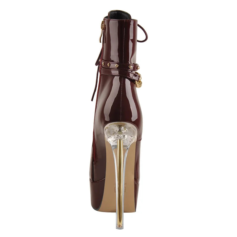 Ankle High Heel Boots