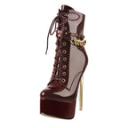 Ankle High Heel Boots