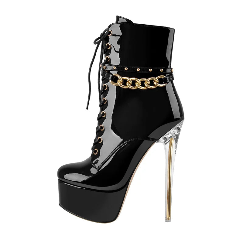 Ankle High Heel Boots
